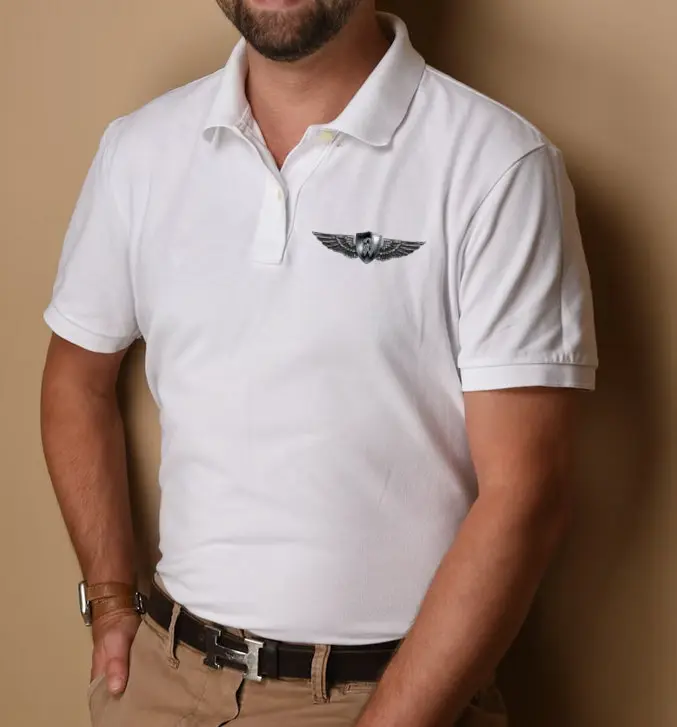 Blackwing USA | White Polo Shirt